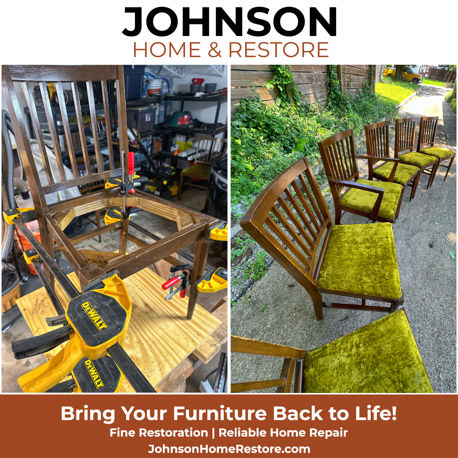 The chairs came back rock solid