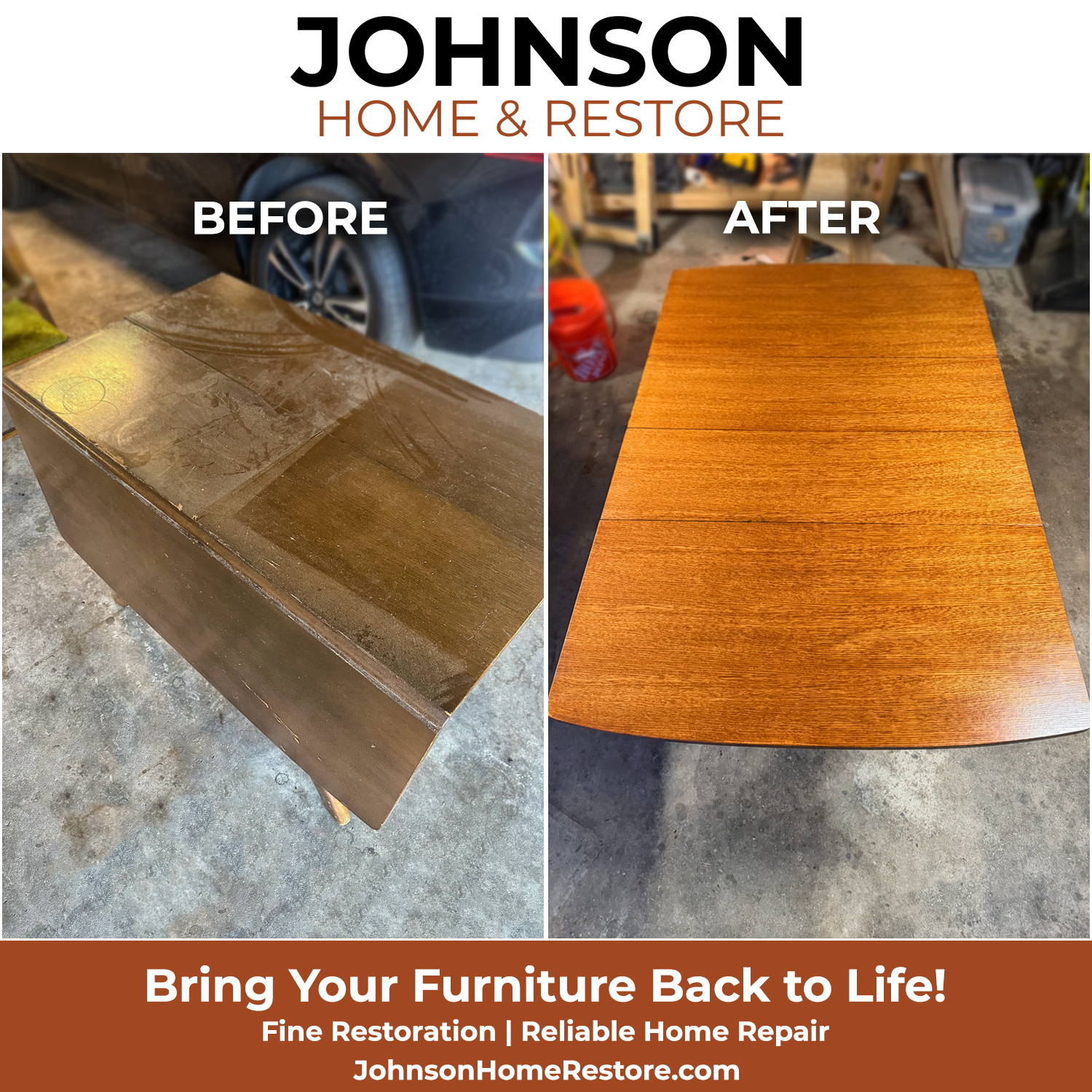 Heywood Wakefield Wishbone Table — photo 1