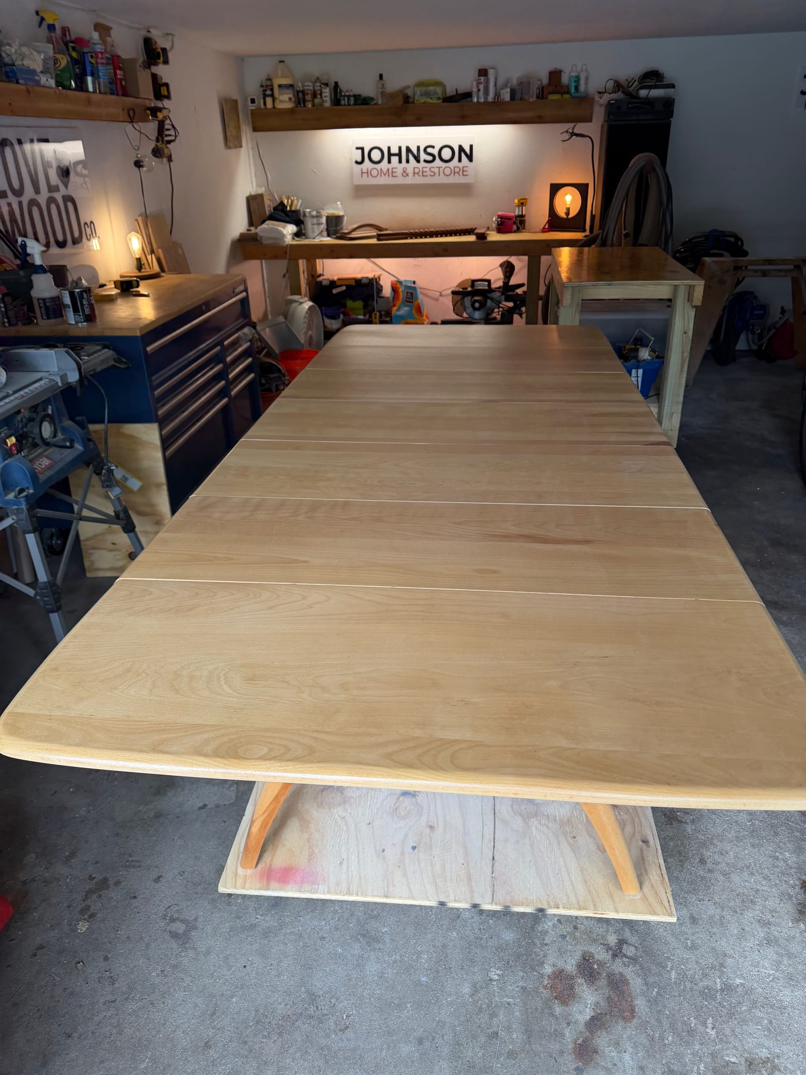 Heywood Wakefield Wishbone Table — photo 3